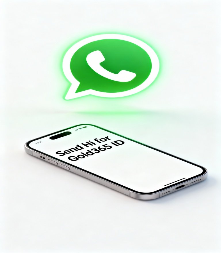 gold365 login: smartphone showing message for gold 365 ID