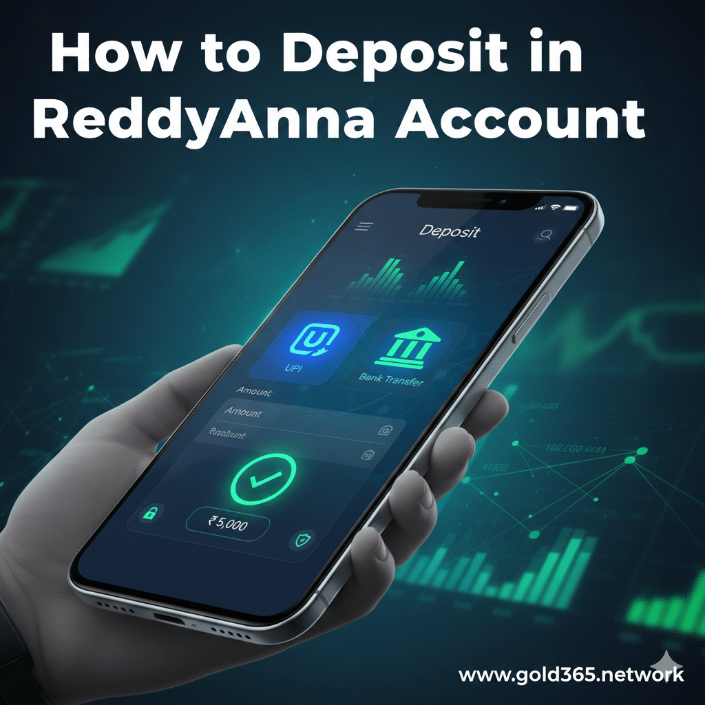 How to deposit in Reddy Anna Account