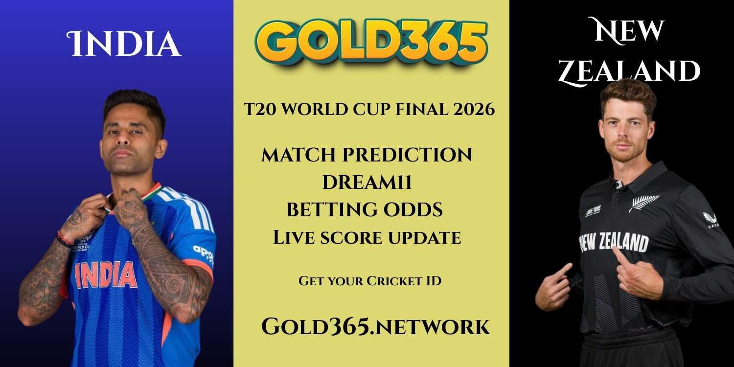 India vs New Zealand Final T20 World Cup 2026: Match Prediction, Dream11 & Odds – Gold365