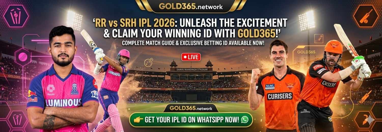 RR vs SRH IPL 2026 Match Preview Banner - Gold365 Betting