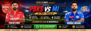 PBKS vs MI IPL 2026: Punjab Kings vs Mumbai Indians – Complete Match