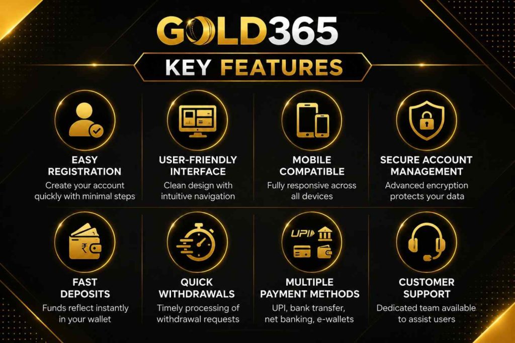 feature of gold 365