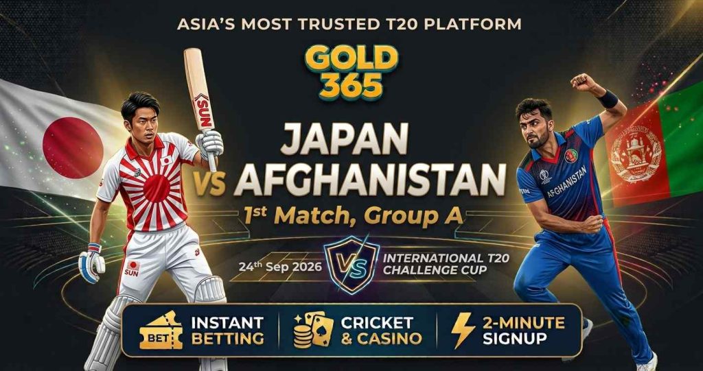 Current image: Japan vs Afghanistan, 1st Match, Group A, 24th Sep 2026 - Gold365