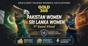 Pakistan Women vs Sri Lanka Women 1st Semi Final - Gold365